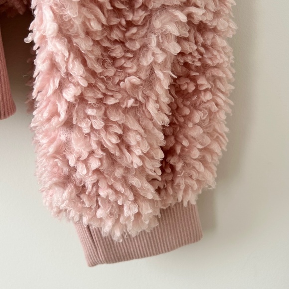 Love Chemiztry Pink Sherpa Faux Fur Fuzzy Teddy Jacket - Picture 6 of 16
